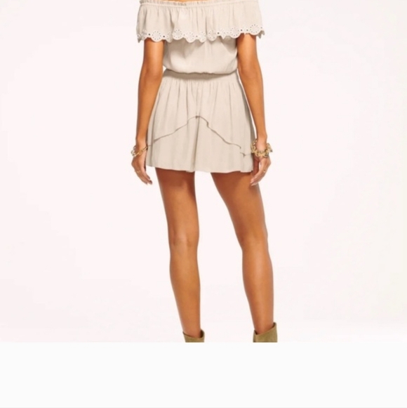 Ramy Brook Cream Mini Dress - Picture 4 of 8